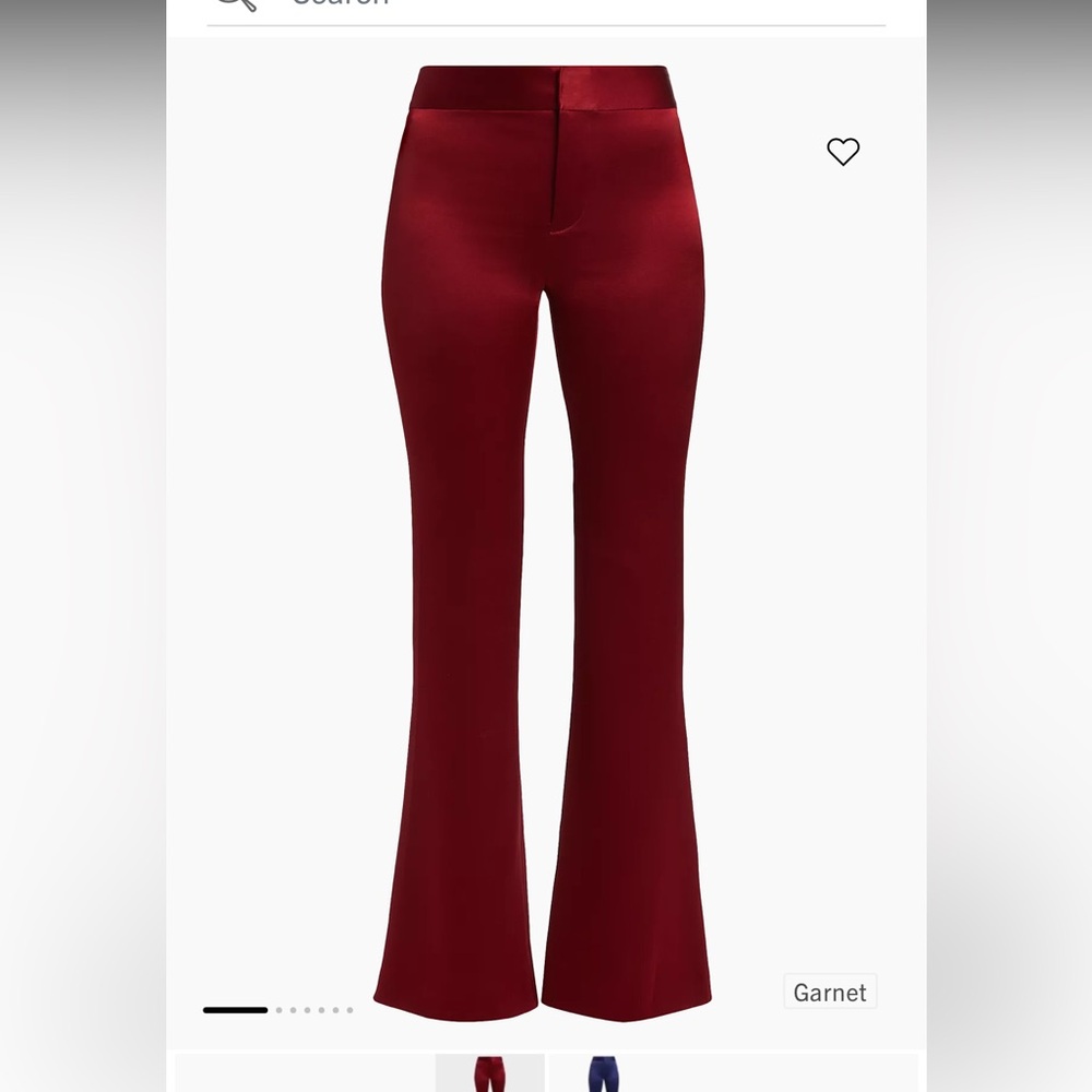Alice + Olivia Garnet Boot Cut Pants